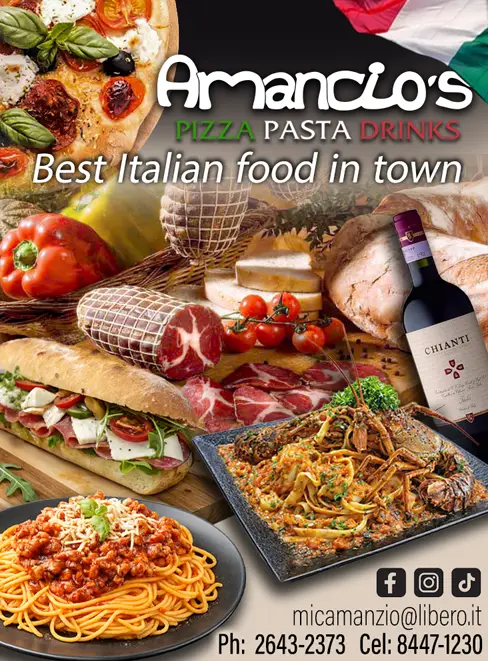 AMANCIOs PIZZA PASTA DRINKS