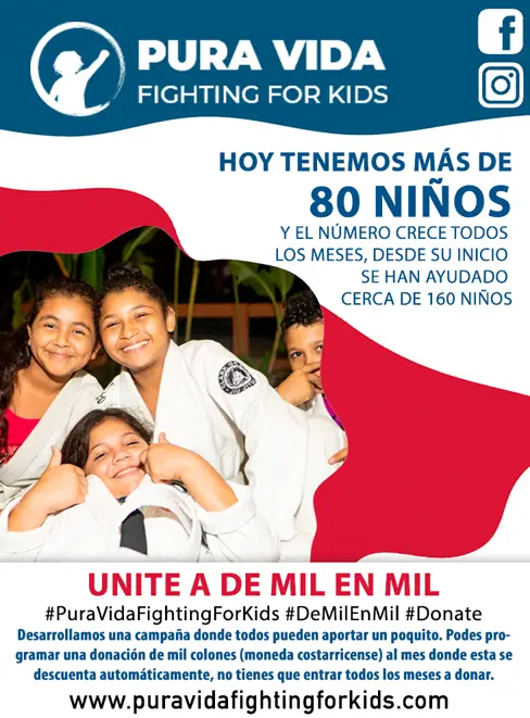 PURA VIDA FIGHTING FOR KIDS