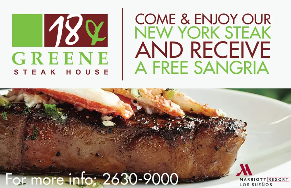 18 & GREENE STEAK HOUSE at Marriott Hotel