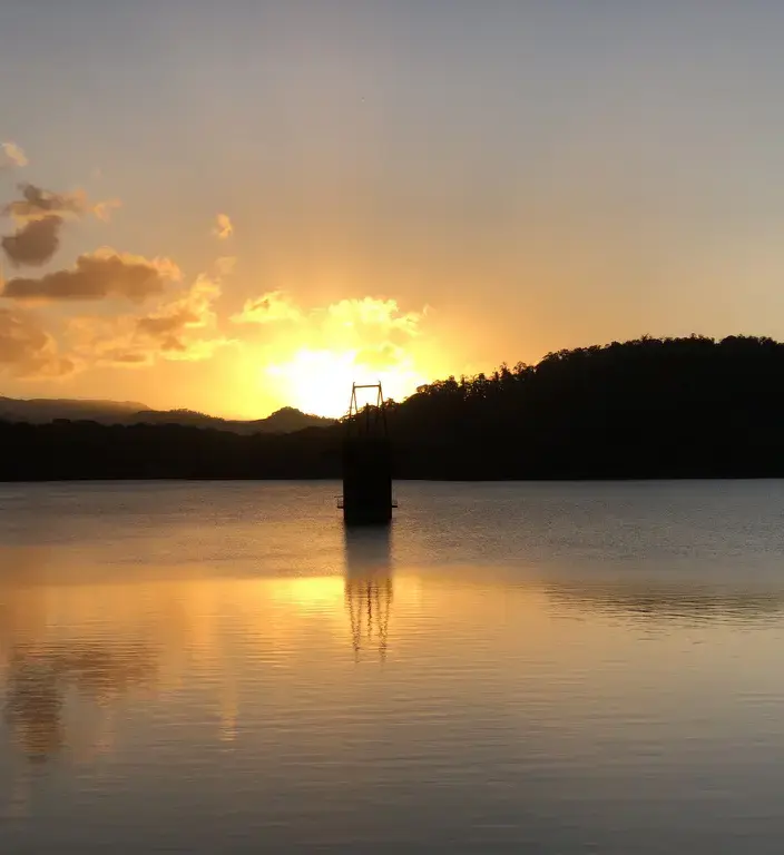 Atardecer sobre el Lago Arenal