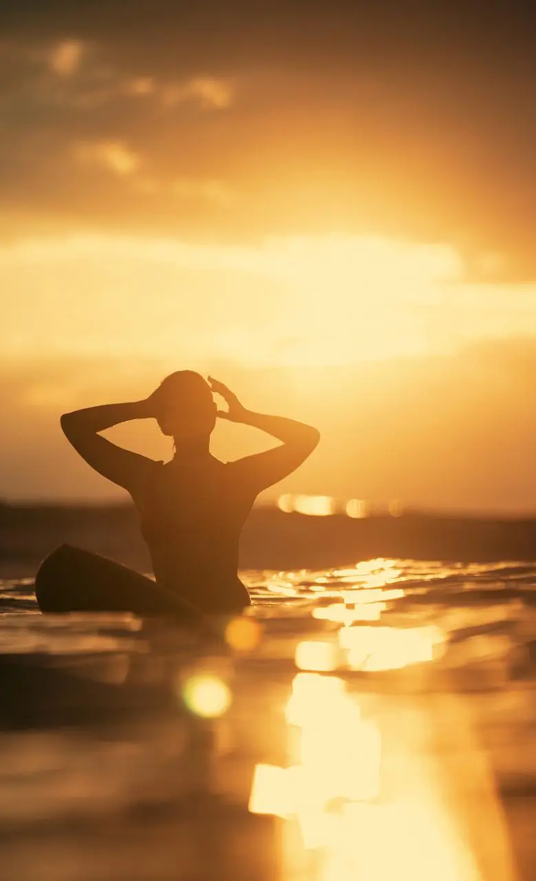 Golden-hour dip in the Pacific ocean at Jacó